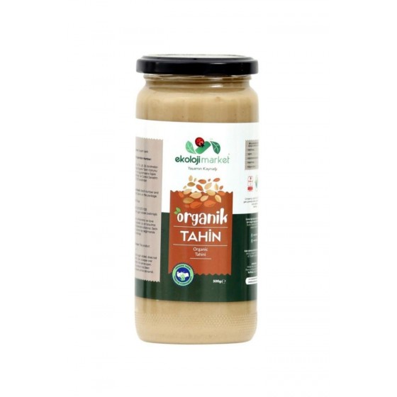 Ekoloji Market Organik Tahin Çiğ Glutensiz 500 gr