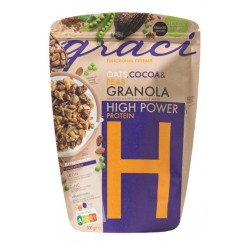 Graci ( High Power ) - Yulaf, Kakao ve Bezelyeli Granola- Kahvaltılık Gevrek 