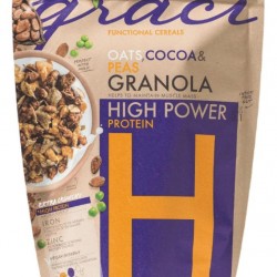 Graci ( High Power ) - Yulaf, Kakao ve Bezelyeli Granola- Kahvaltılık Gevrek 